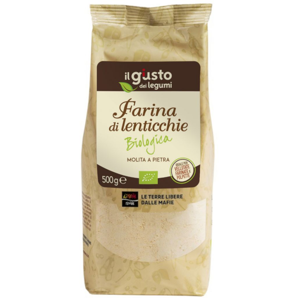 Farina di lenticchie biologica