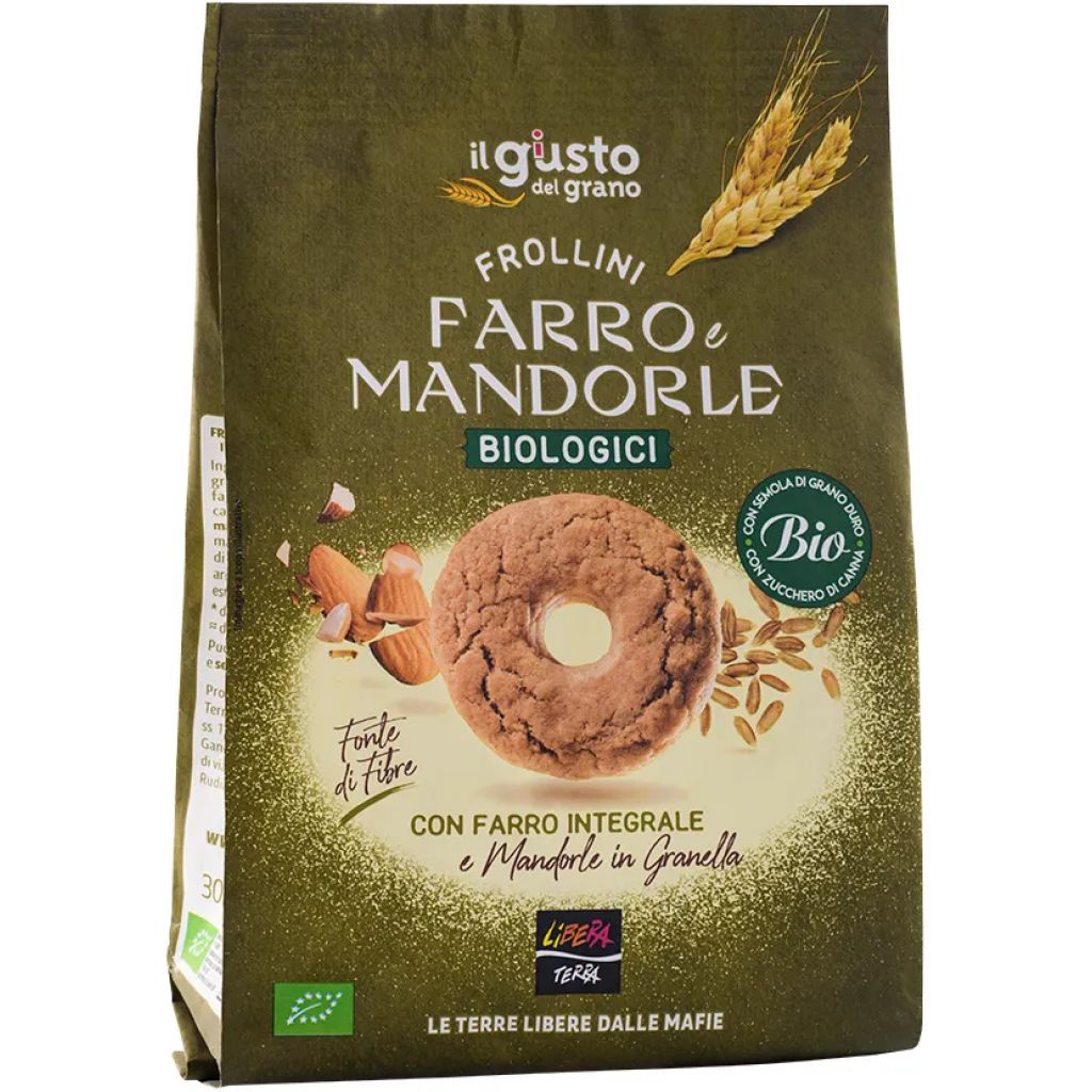 Frollini farro e mandorle biologiche