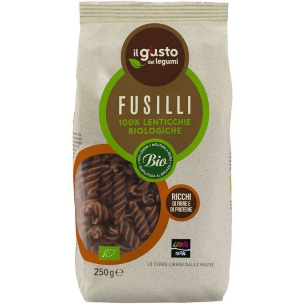 Fusilli 100% lenticchie biologiche - 500 g