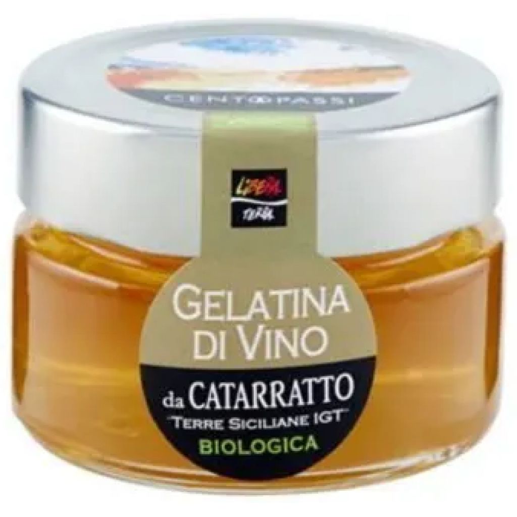 Gelatina di vino biologica da Catarratto IGT