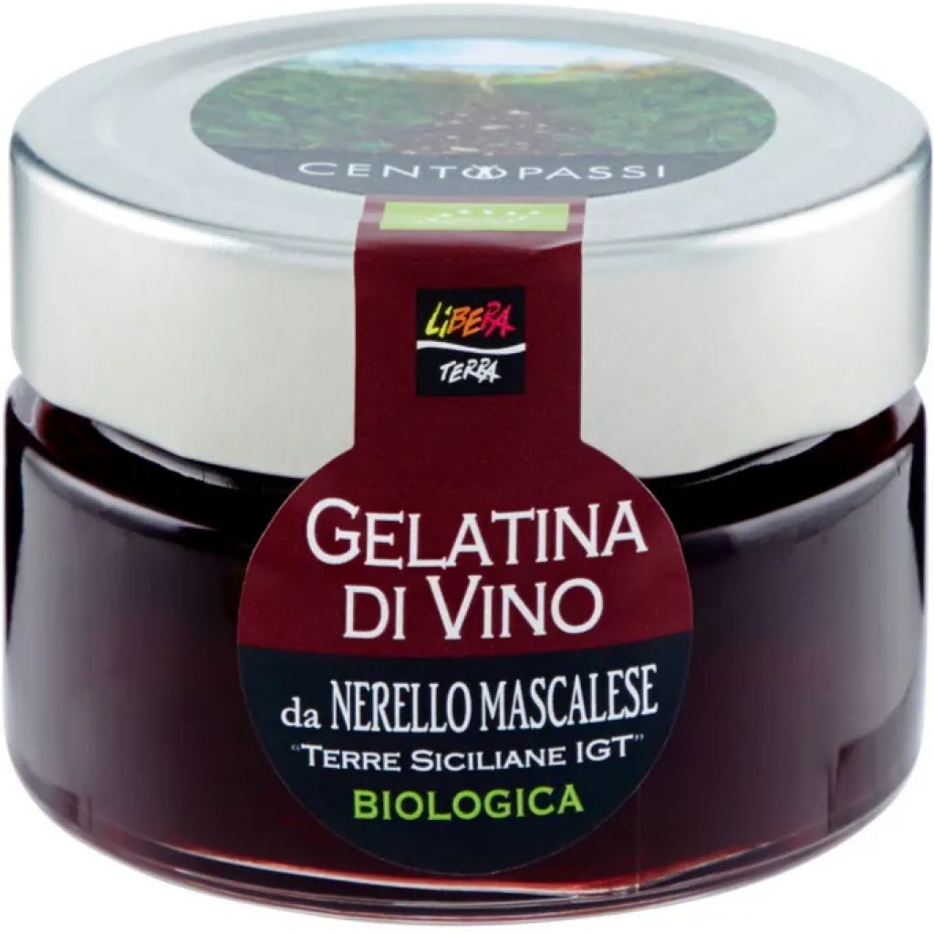 Gelatina di vino biologica da Nerello Mascalese IGT