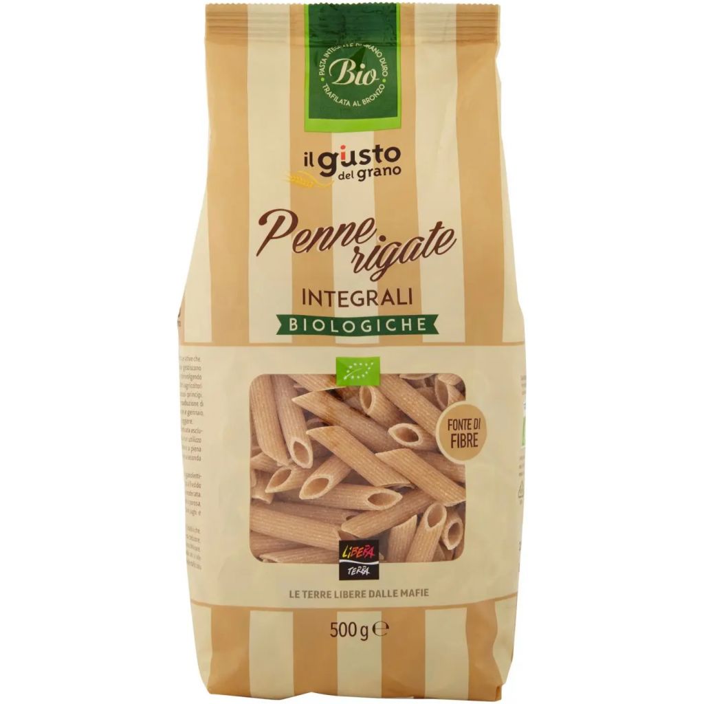 Penne rigate integrali biologiche