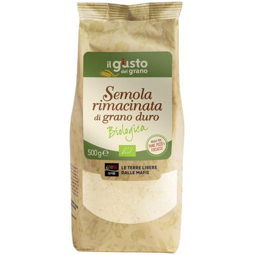 Semola rimacinata di grano duro biologica