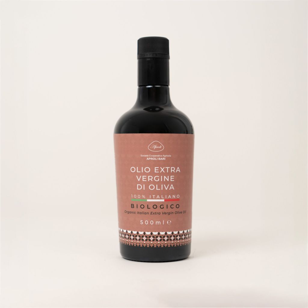 Olio extravergine di oliva Certificato ISO 22005 BIOLOGICO - Bottiglia 500 ml - campagna 24/25