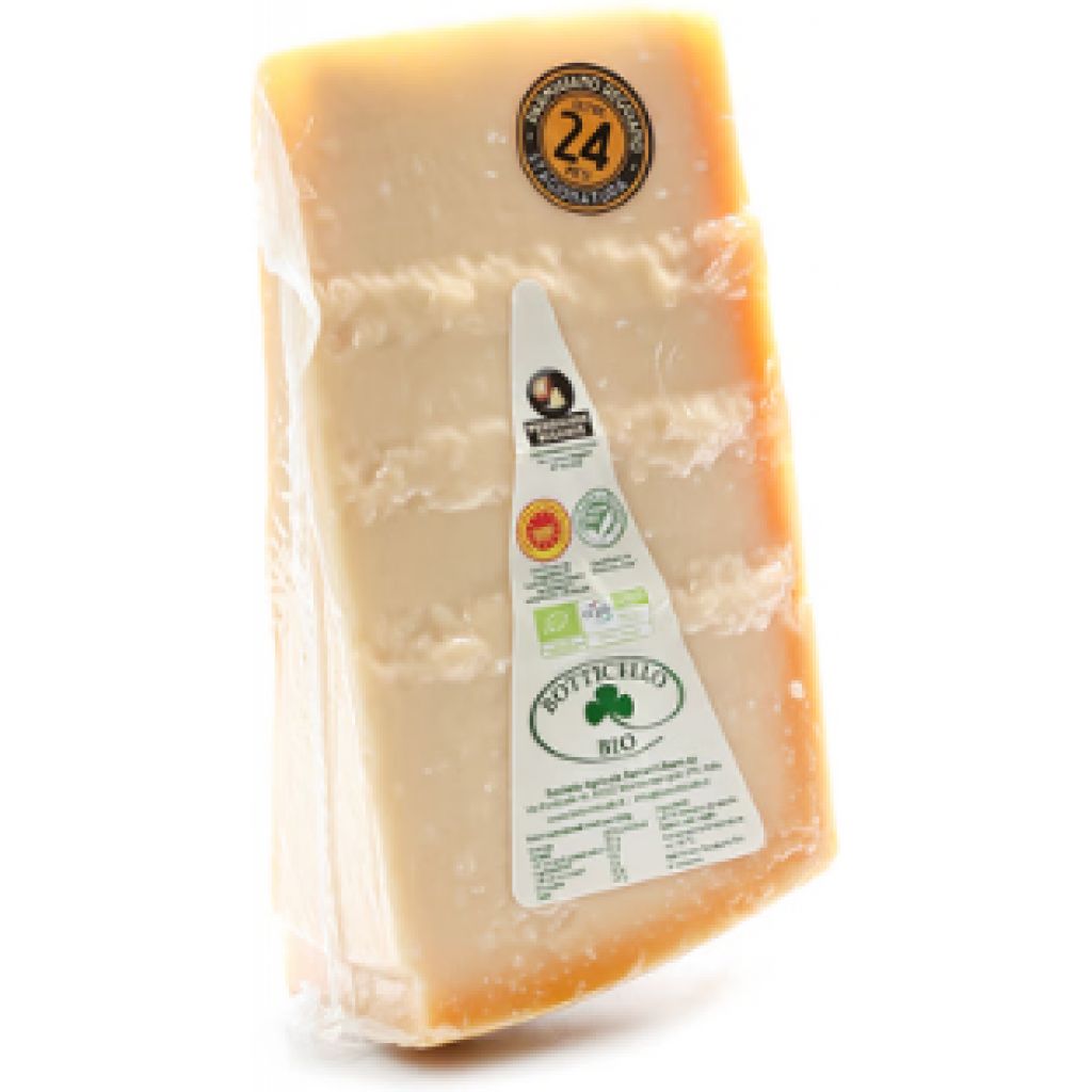 Parmigiano Reggiano Biologico & Antibiotic Free 24 mesi Biobotticello - confezione 1 kg sottovuoto