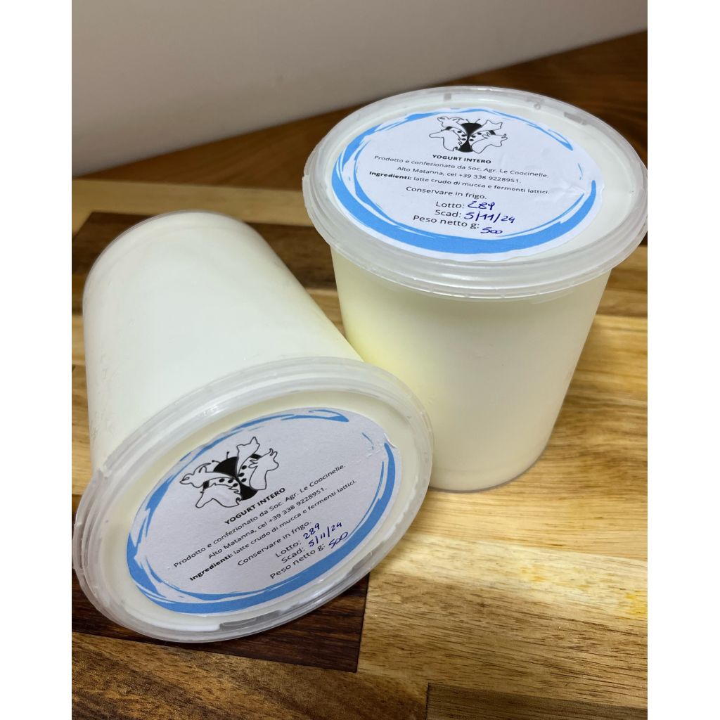 YOGURT DI MUCCA IN VASETTI DA 300 G
