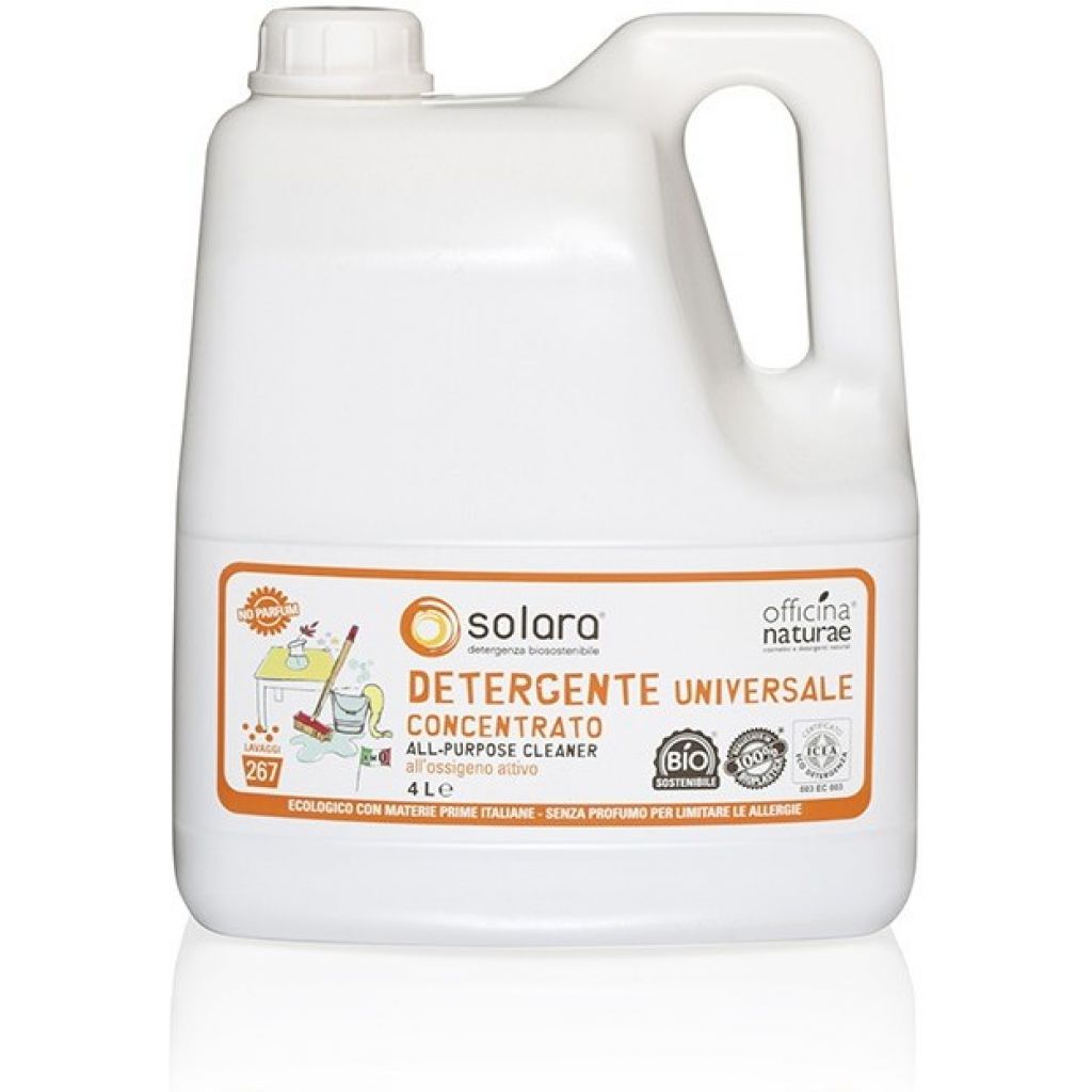 Solara Det. Universale SENZA PROFUMO Tanica 4 litri
