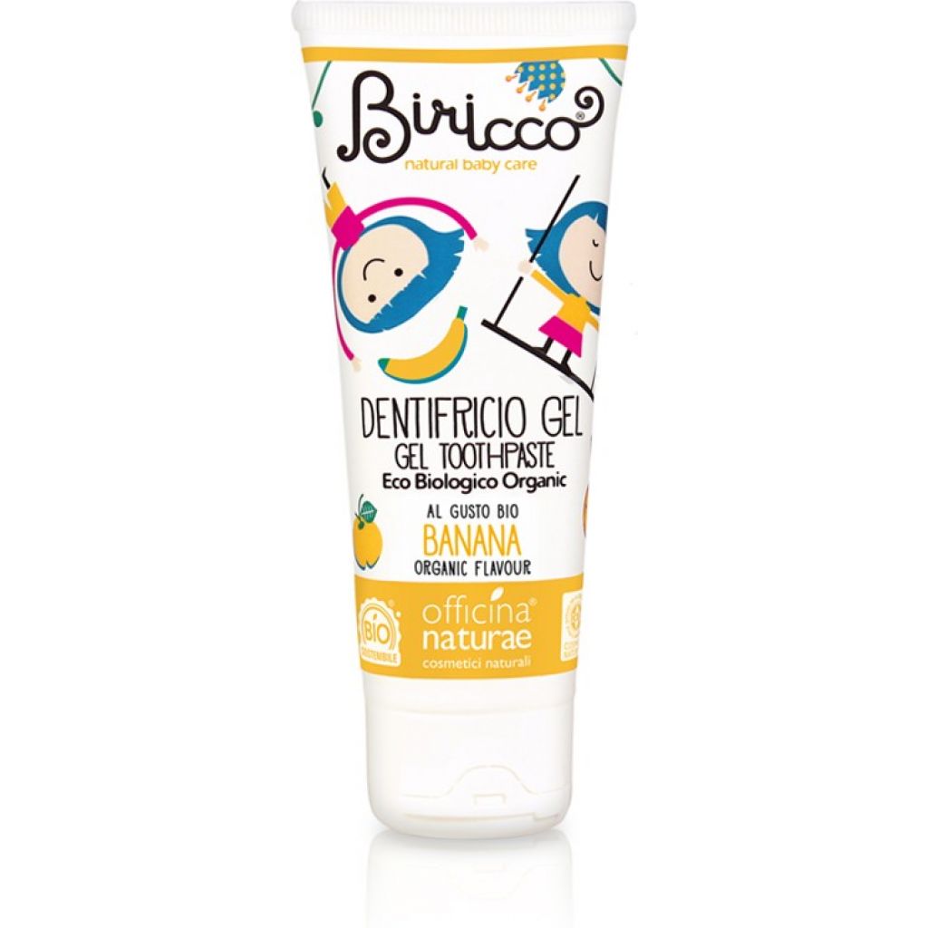 BIRICCO Dentifricio Gel Bimbi Banana 75 ml