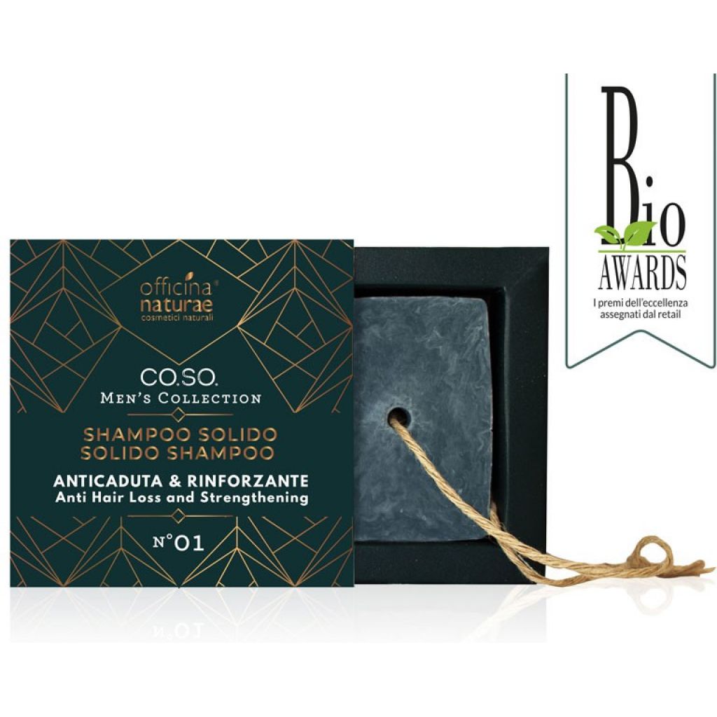 Shampoo Solido Uomo Anticaduta e Rinforzante N&deg;01 50 gr