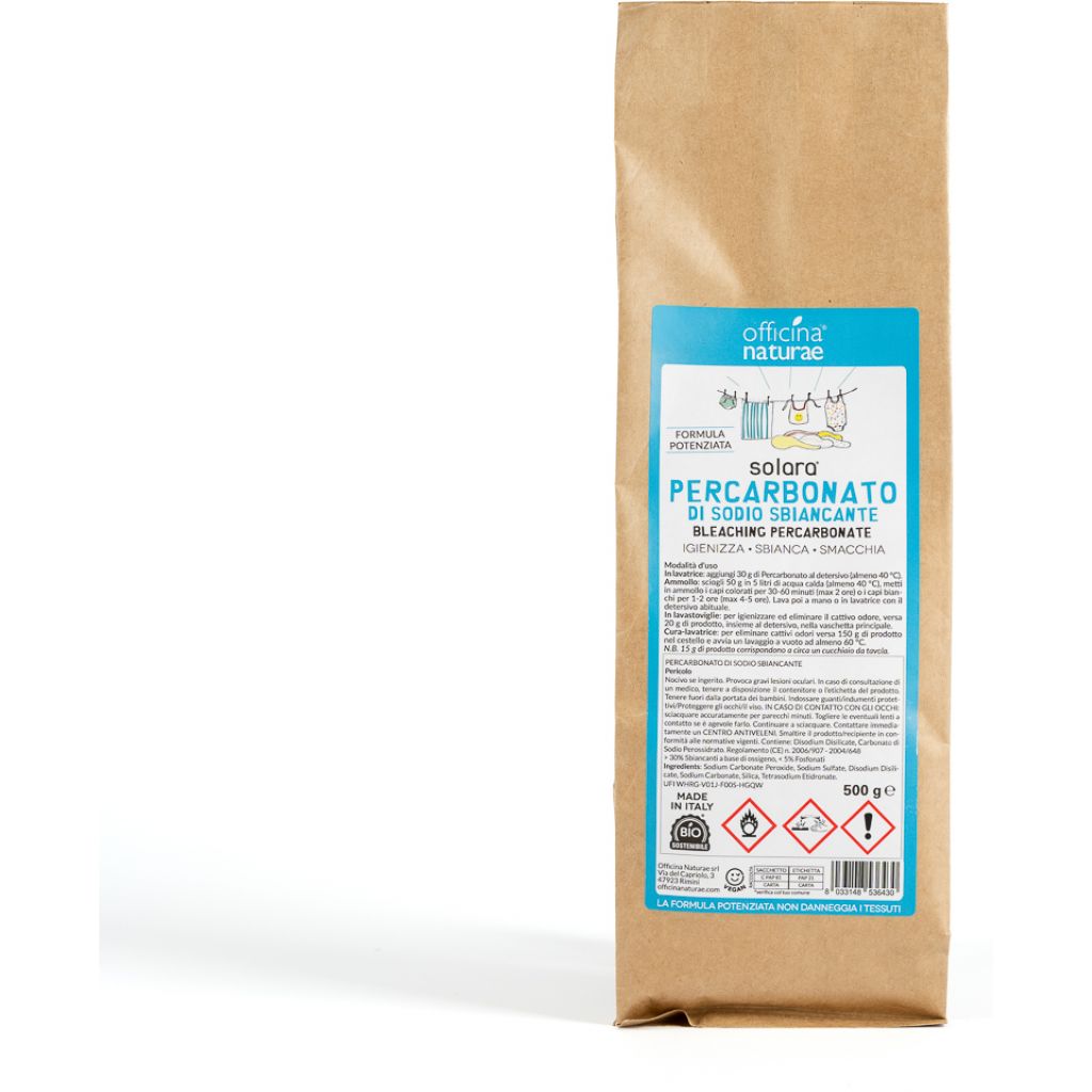 Solara Percarbonato Sbiancante sacchetto 500 gr NUOVO FORMATO