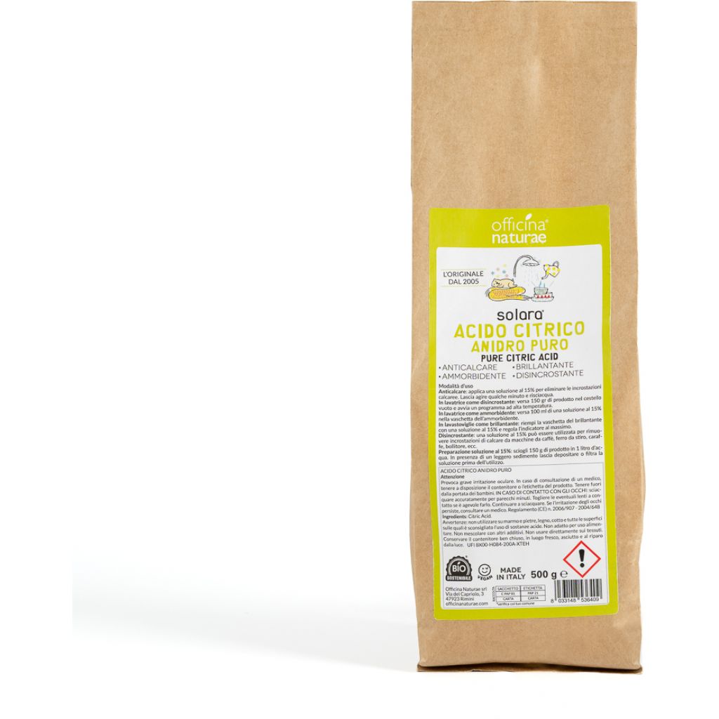 Solara Acido Citrico Anidro sacchetto 500 g 