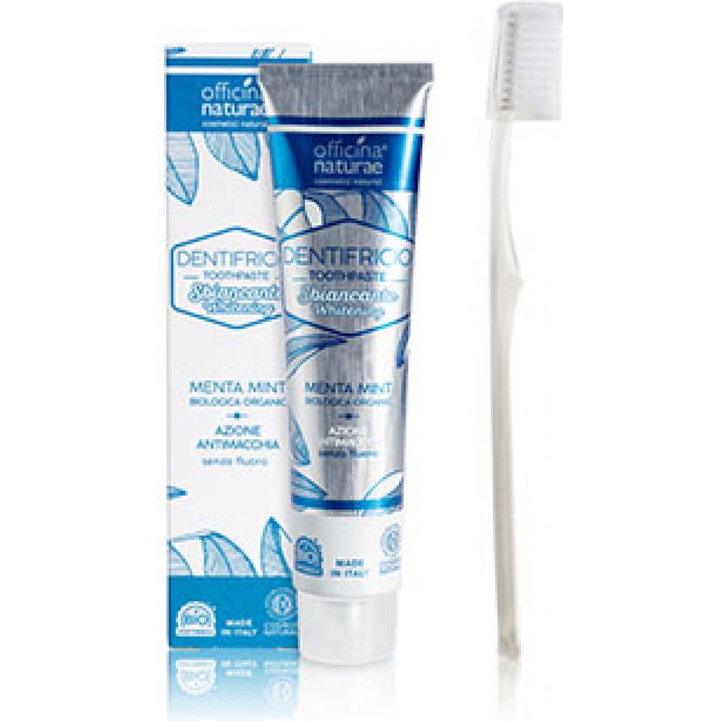 Combo Sbiancante:dentifricio sbiancante + spazzolino sbiancante