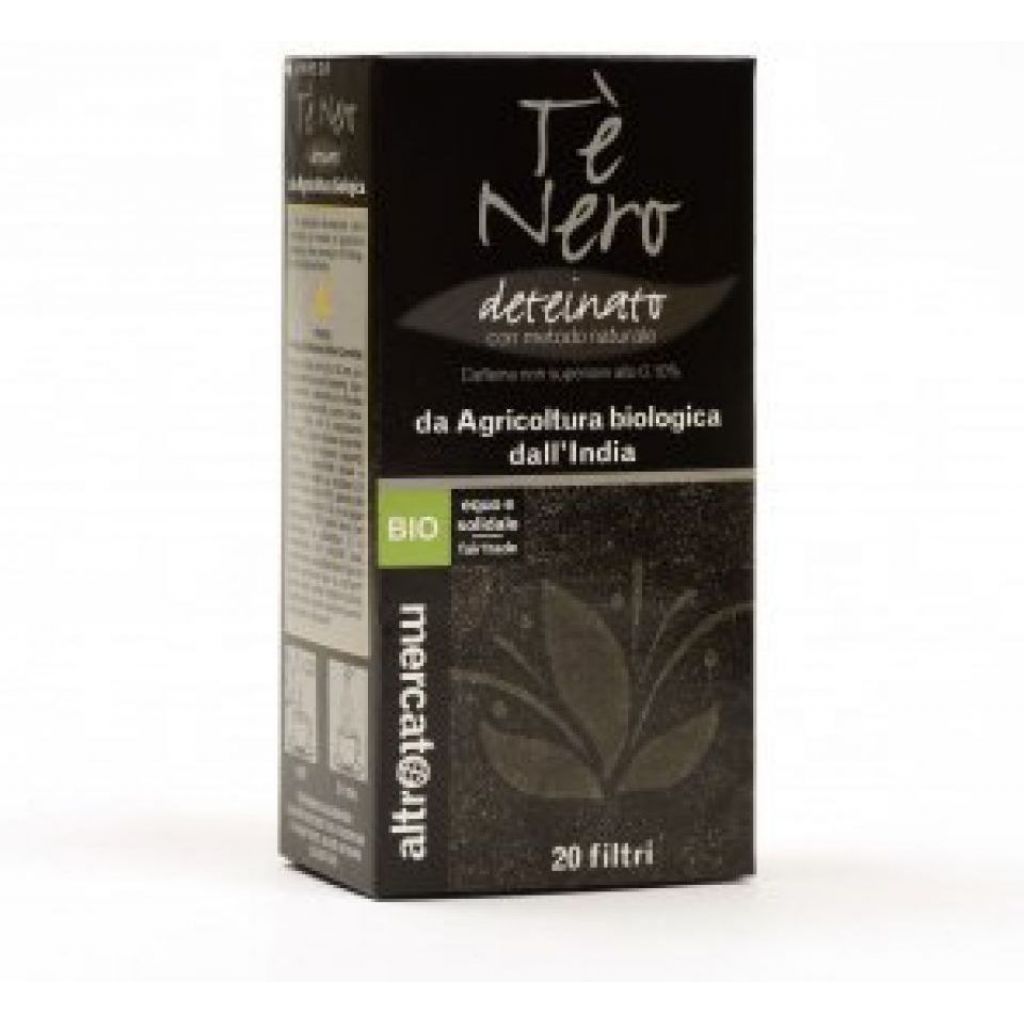 307 T&egrave; nero deteinato India 20 filtri - bio 40 g