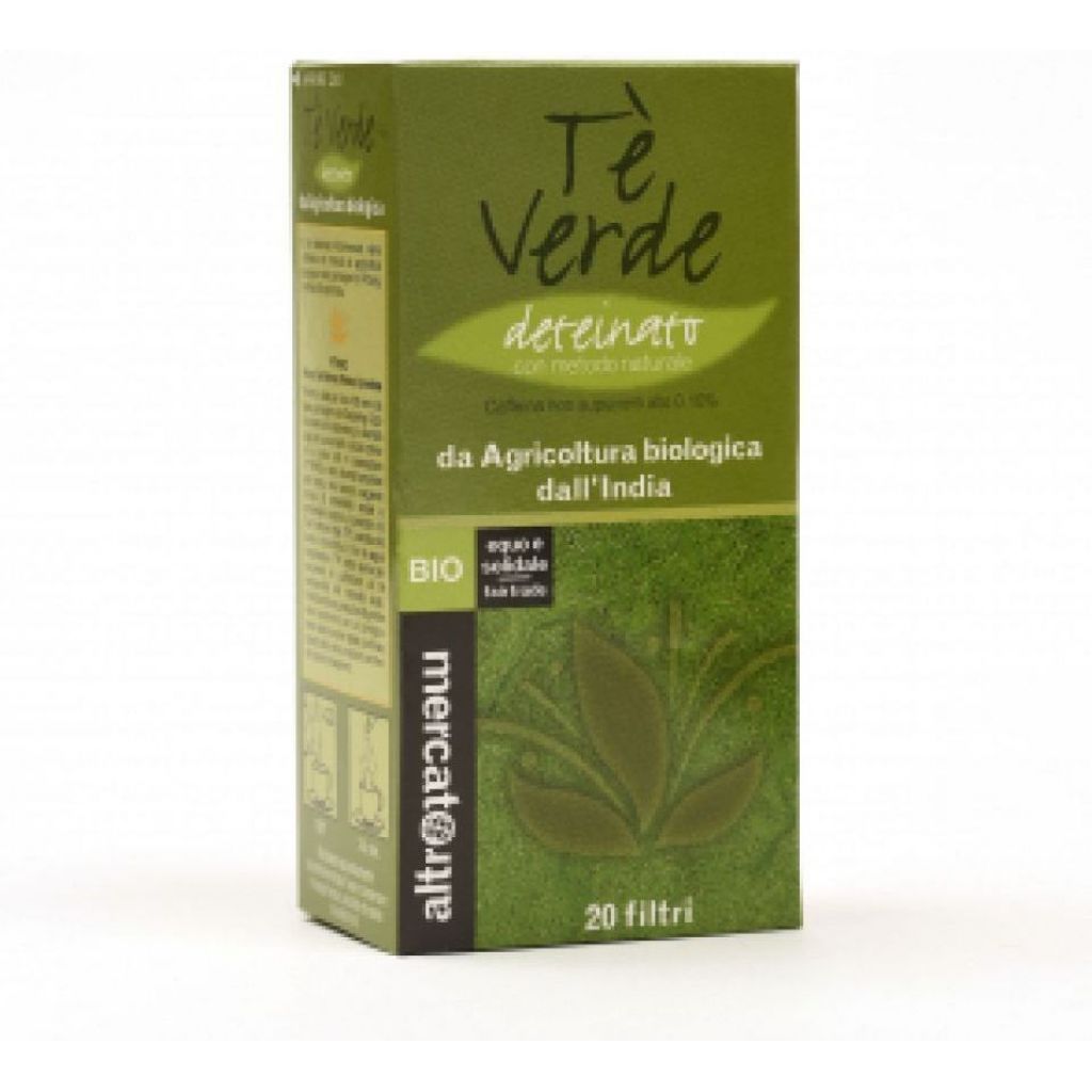 308 T&egrave; verde deteinato India 20 filtri - bio 40 g