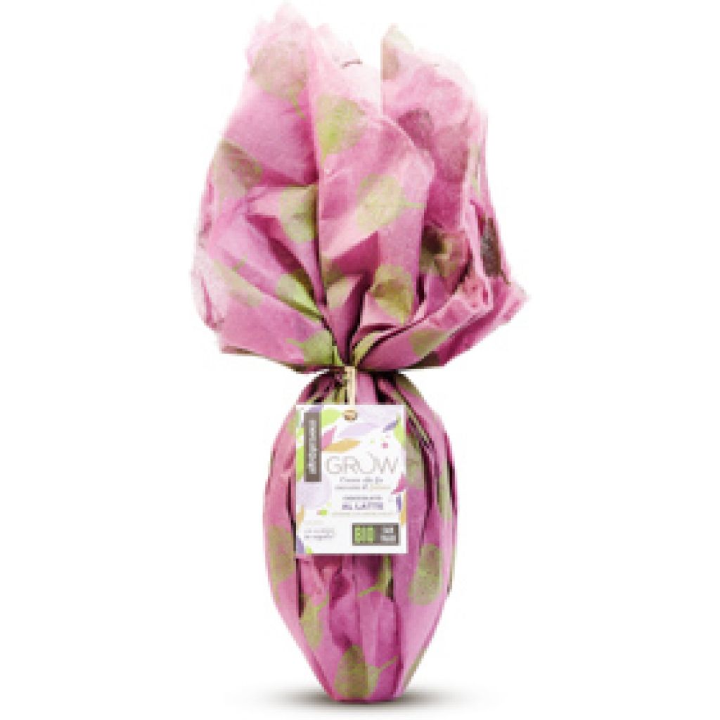 4129 Uovo cioccolato latte caramello salato 350g - bio