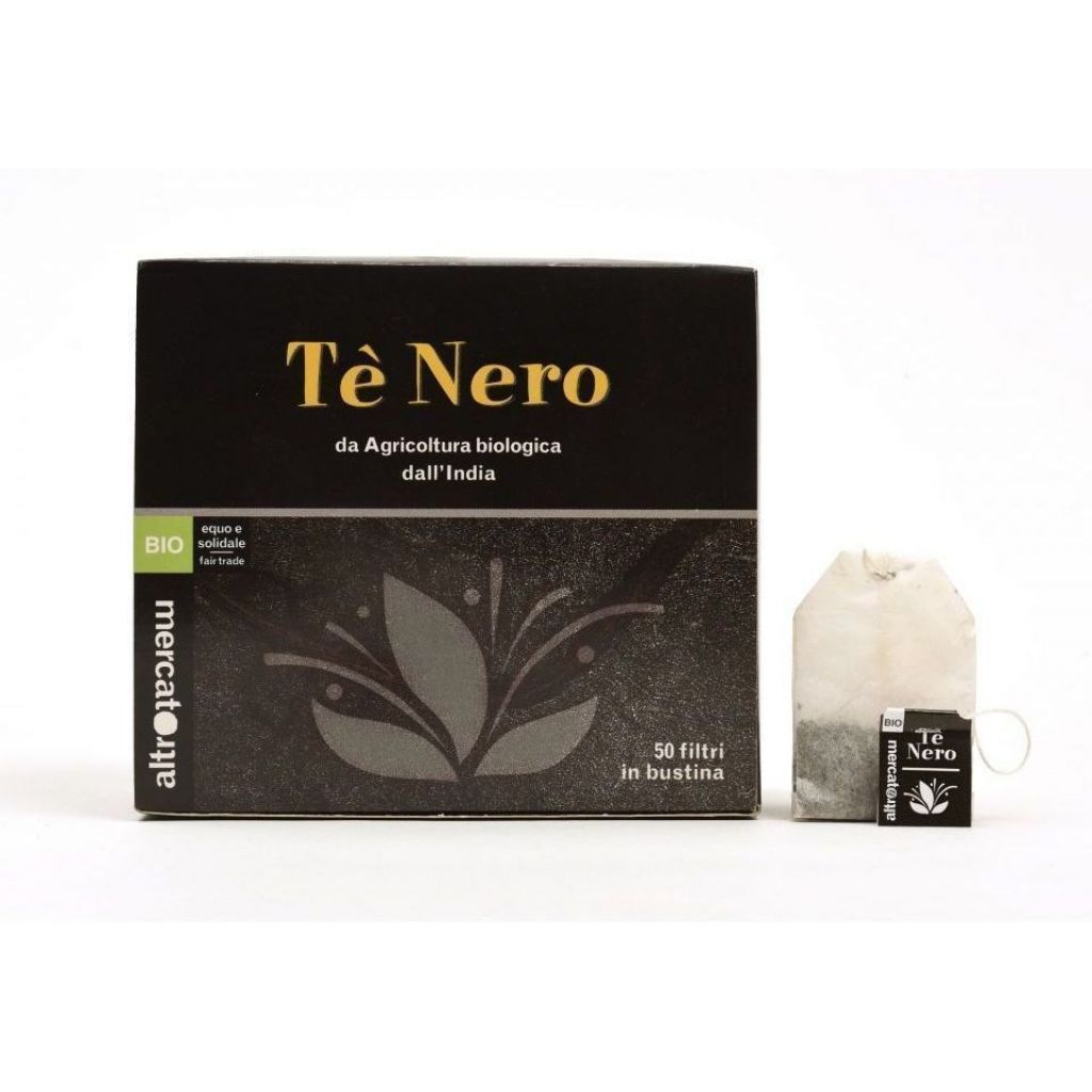 474 T&egrave; nero india 50 filtri 100g- bio