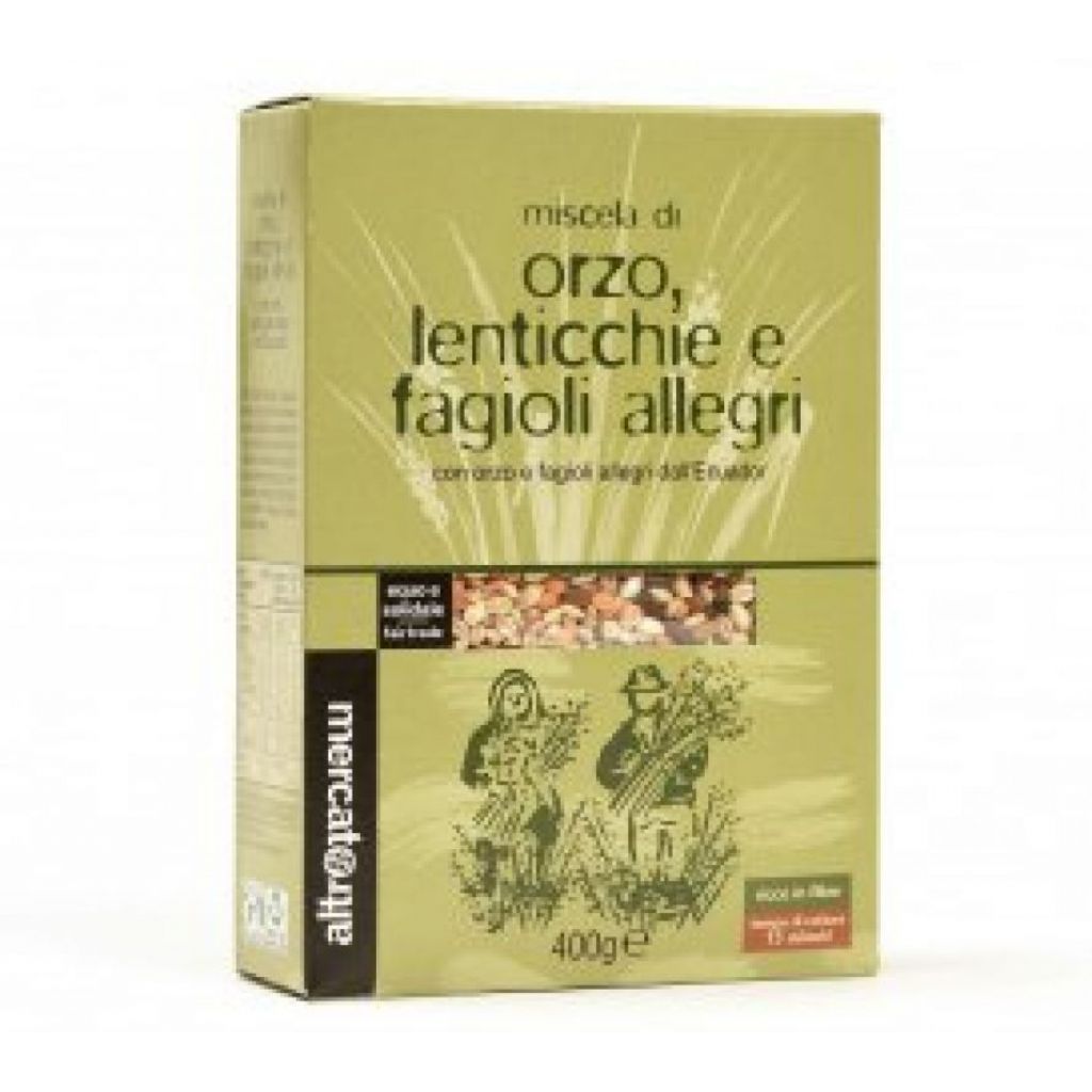 48 mixdi orzo, fagioli allegri e lenticchie dall'Ecuador 400 g