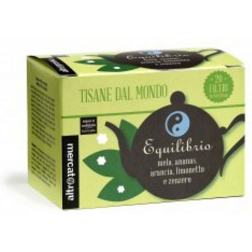 738 Tisana equilibrio mela, ananas, arancia, limone e zenzero 20 filtri 40 gr