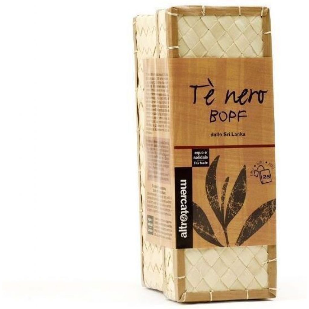 804 T&egrave; nero BOPF Sri Lanka cestino in 25 filtri  50 g