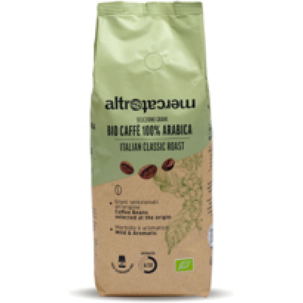 Caff&egrave; 100% arabica Biocaff&egrave; in grani - bio 500g