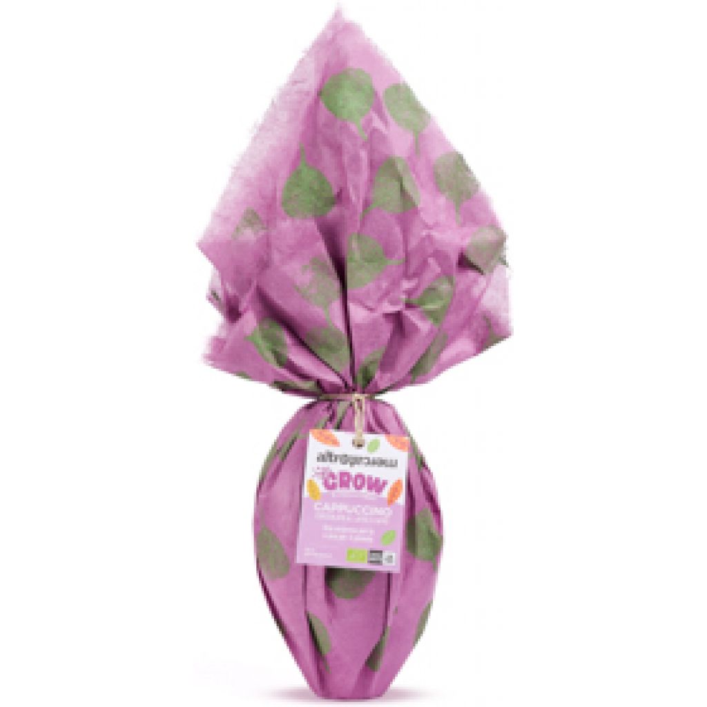 8093 Uovo cioccolato latte con caff&egrave; 350g - bio