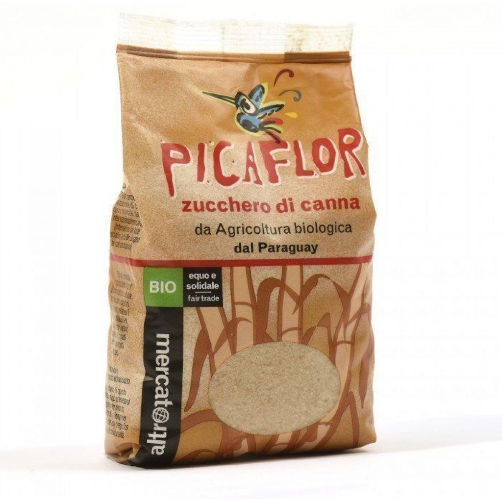 331 Zucchero grezzo di canna PICAFLOR Paraguay 500 gr - bio