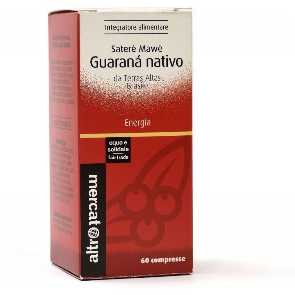 252 Guaran&agrave; Brasile 60 compresse integratore naturale di energia