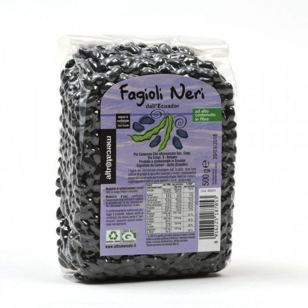 952 Fagioli neri essiccati Ecuador 500g