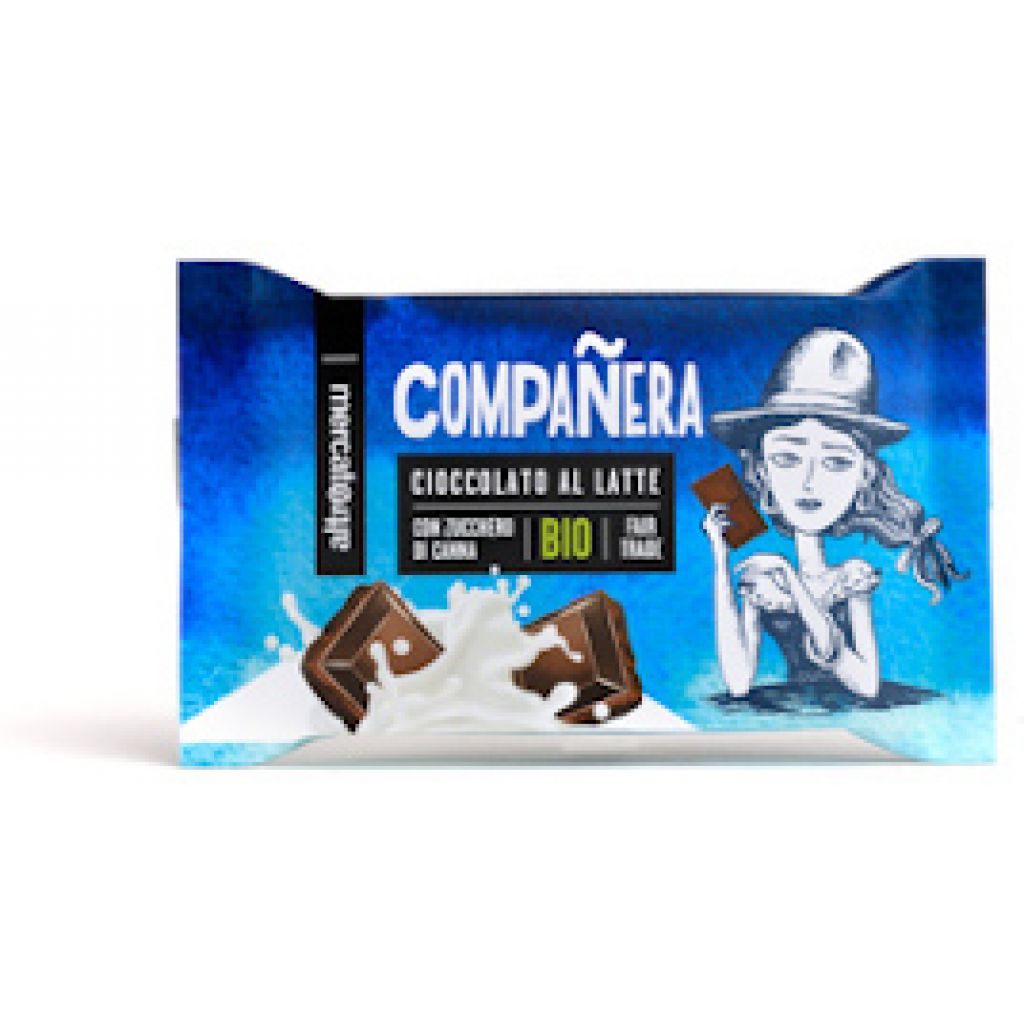 445 cioccolato companera al latte 100g - bio