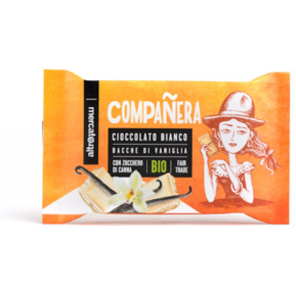 447 cioccolato companera bianco 100g - bio