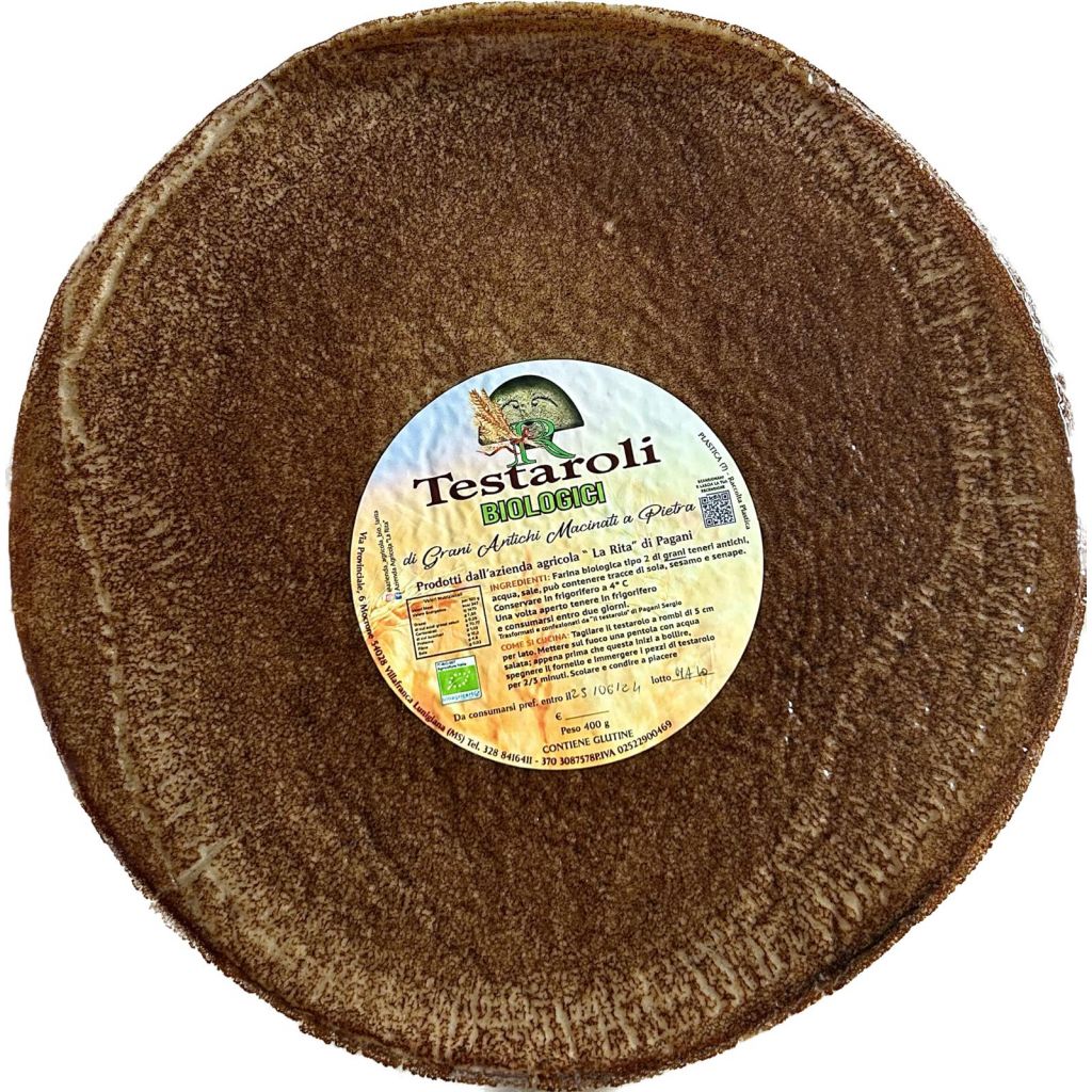 TESTAROLO ARTIGIANALE BIOLOGICO DI GRANI ANTICHI "LA RITA BIO"