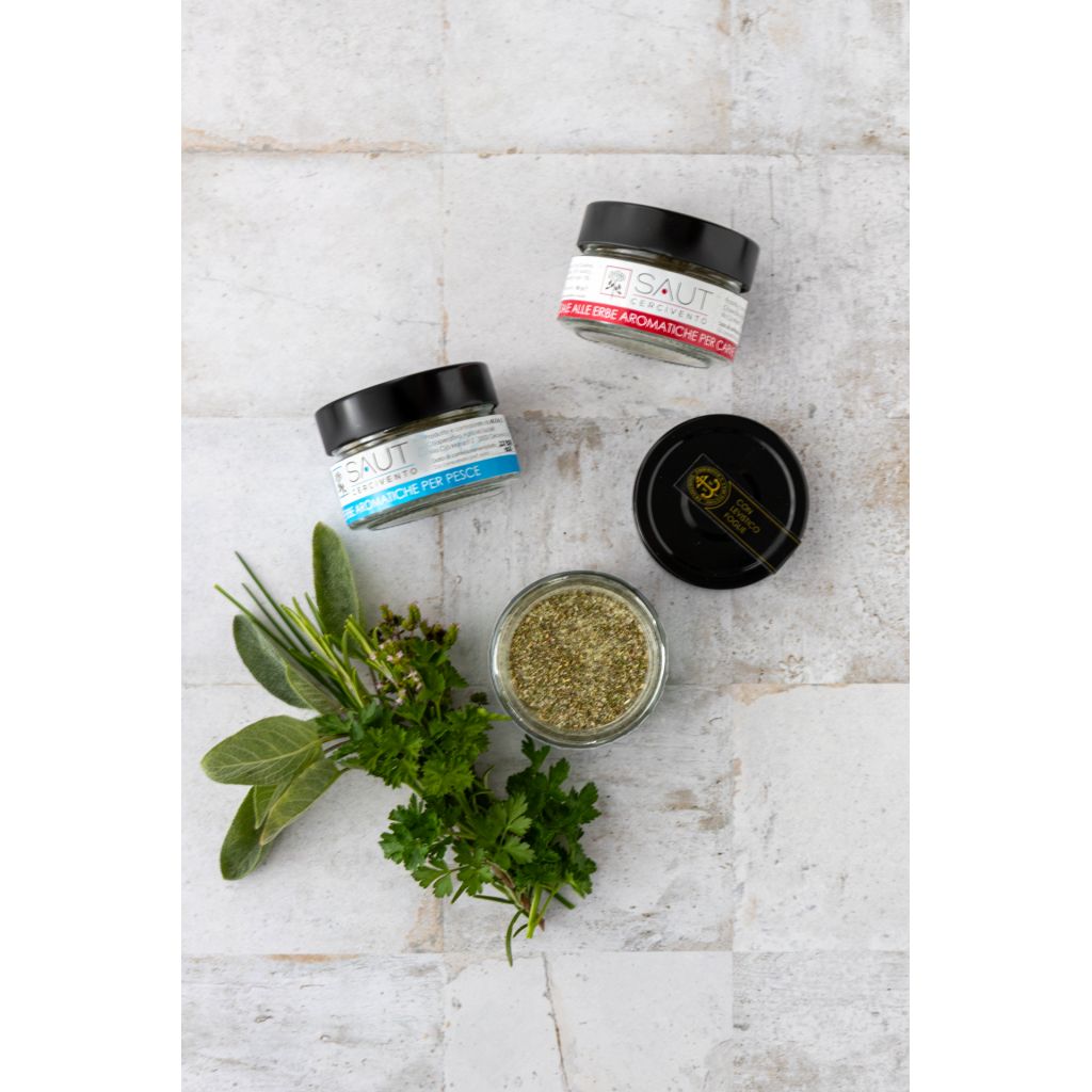 Sale erbe aromatiche per pesce