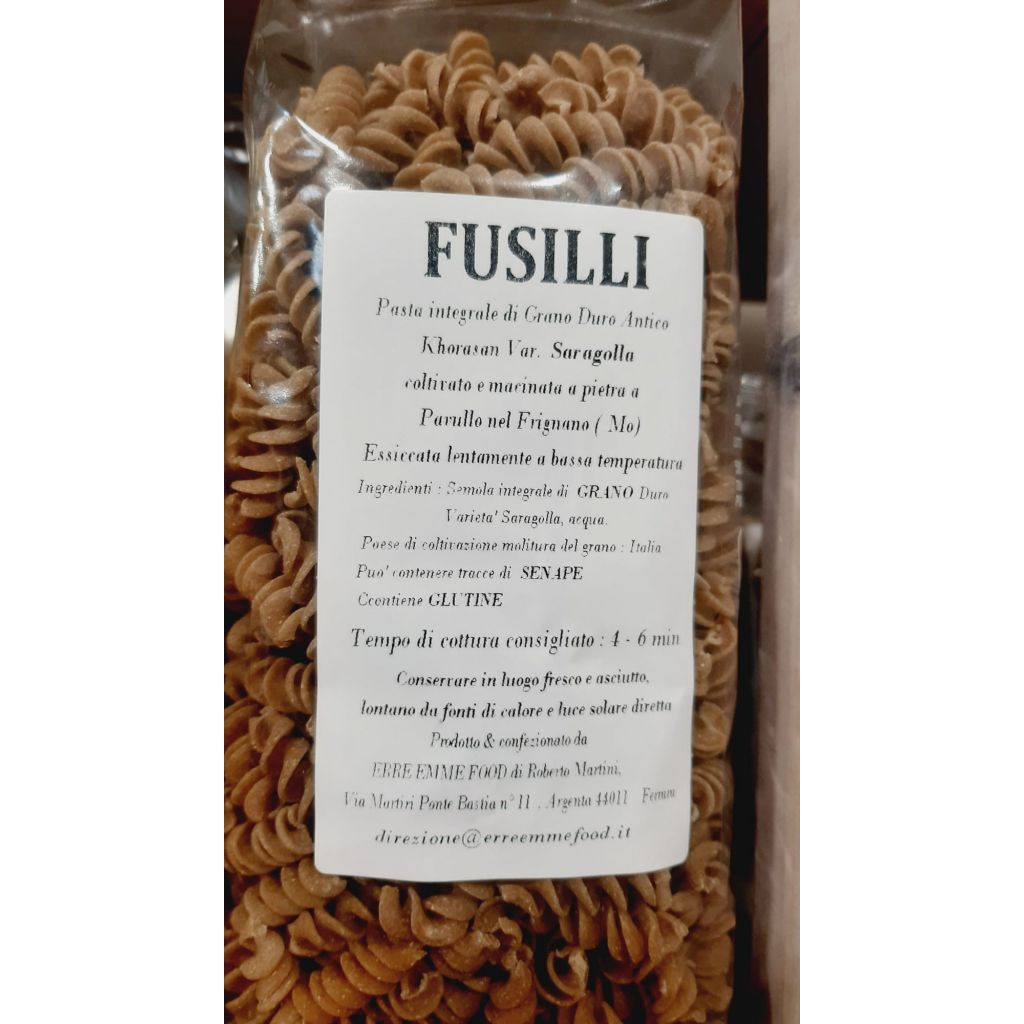 FUSILLI DI FARRO DICOCCO INTEGRALE 500 Gr