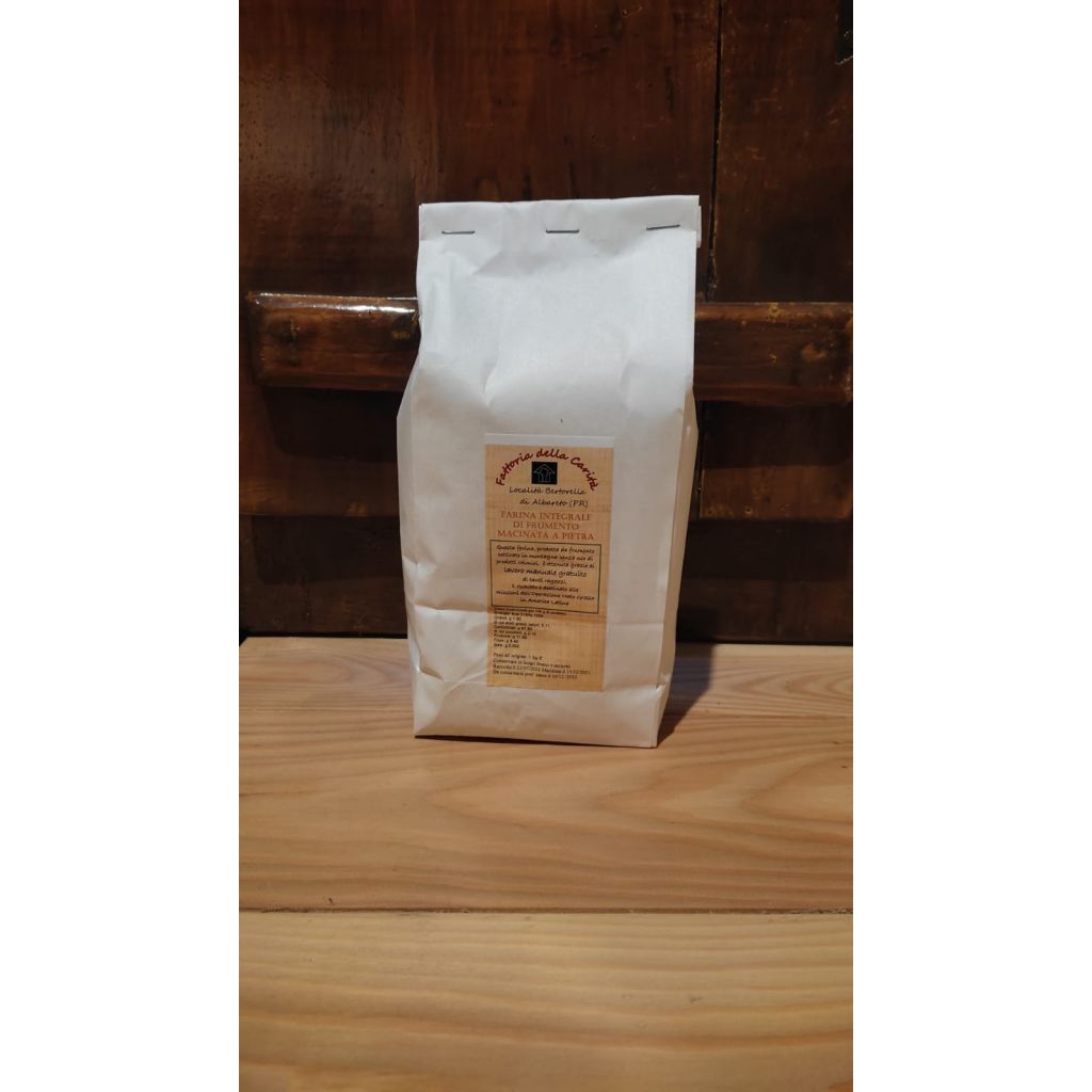 Farina integrale macinata a pietra- 1 Kg