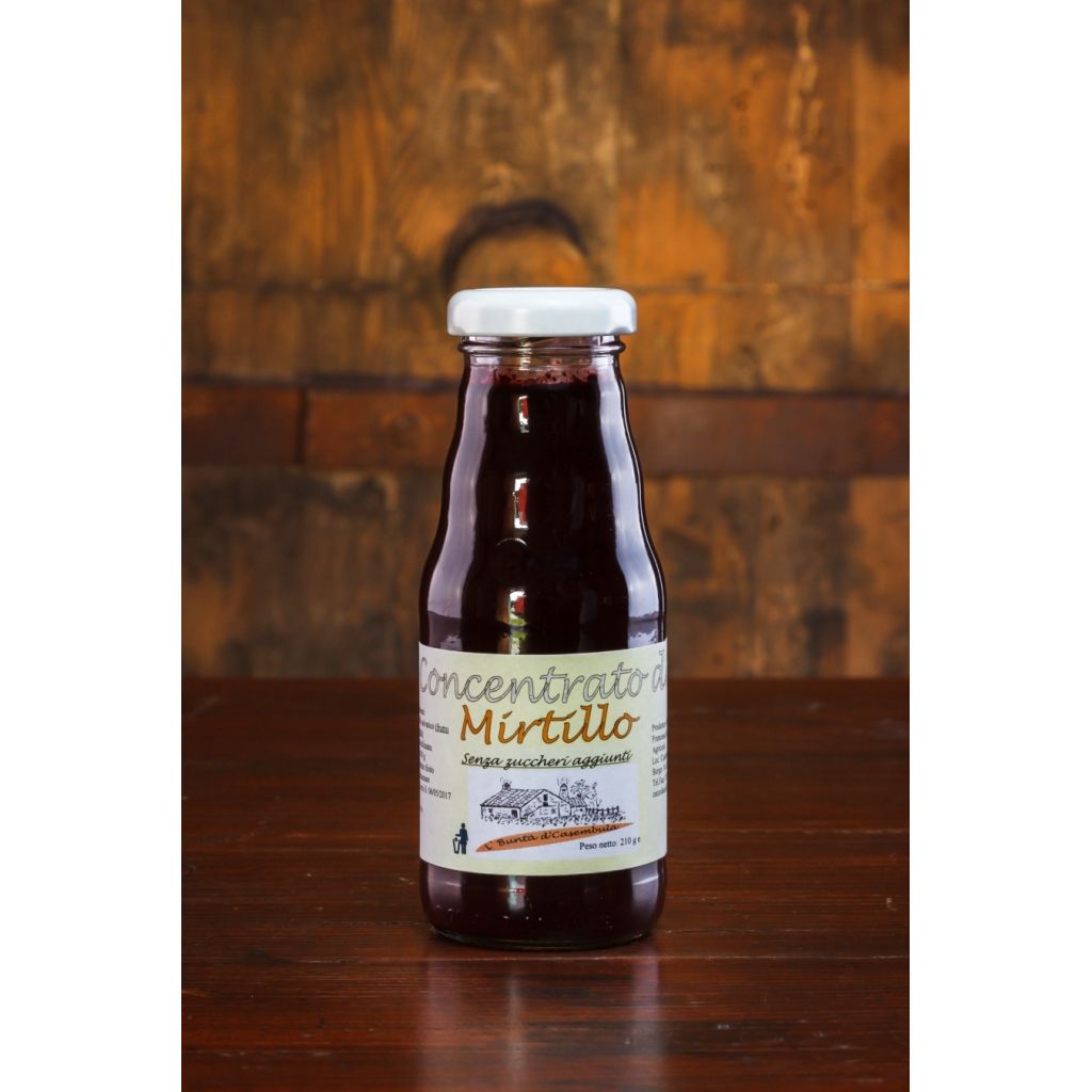 Succo di mirtilli concentrato