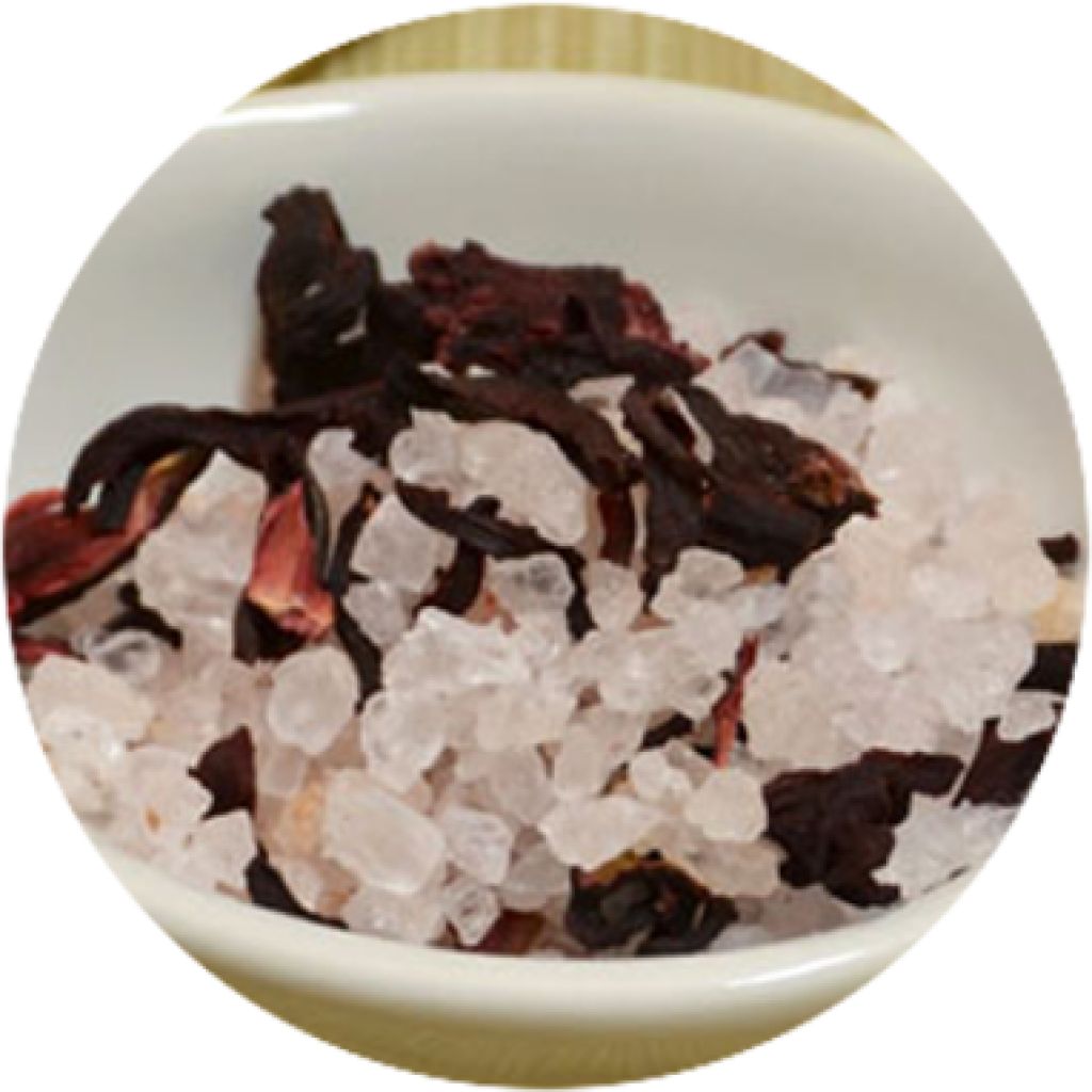 Sale rosa grosso con Ibisco - 500 grammi