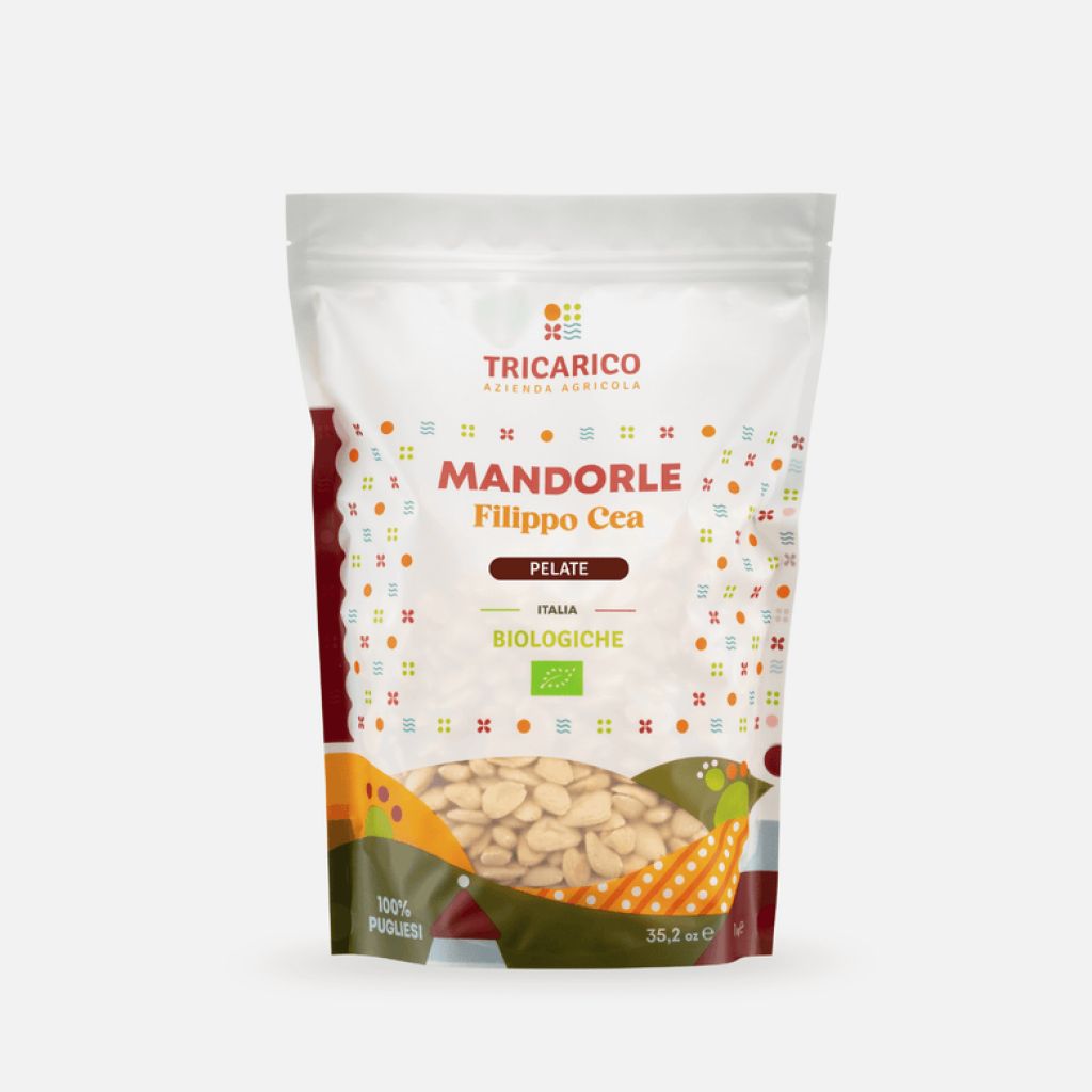 Mandorle Bio Filippo Cea pelate &ndash; Busta 1 kg