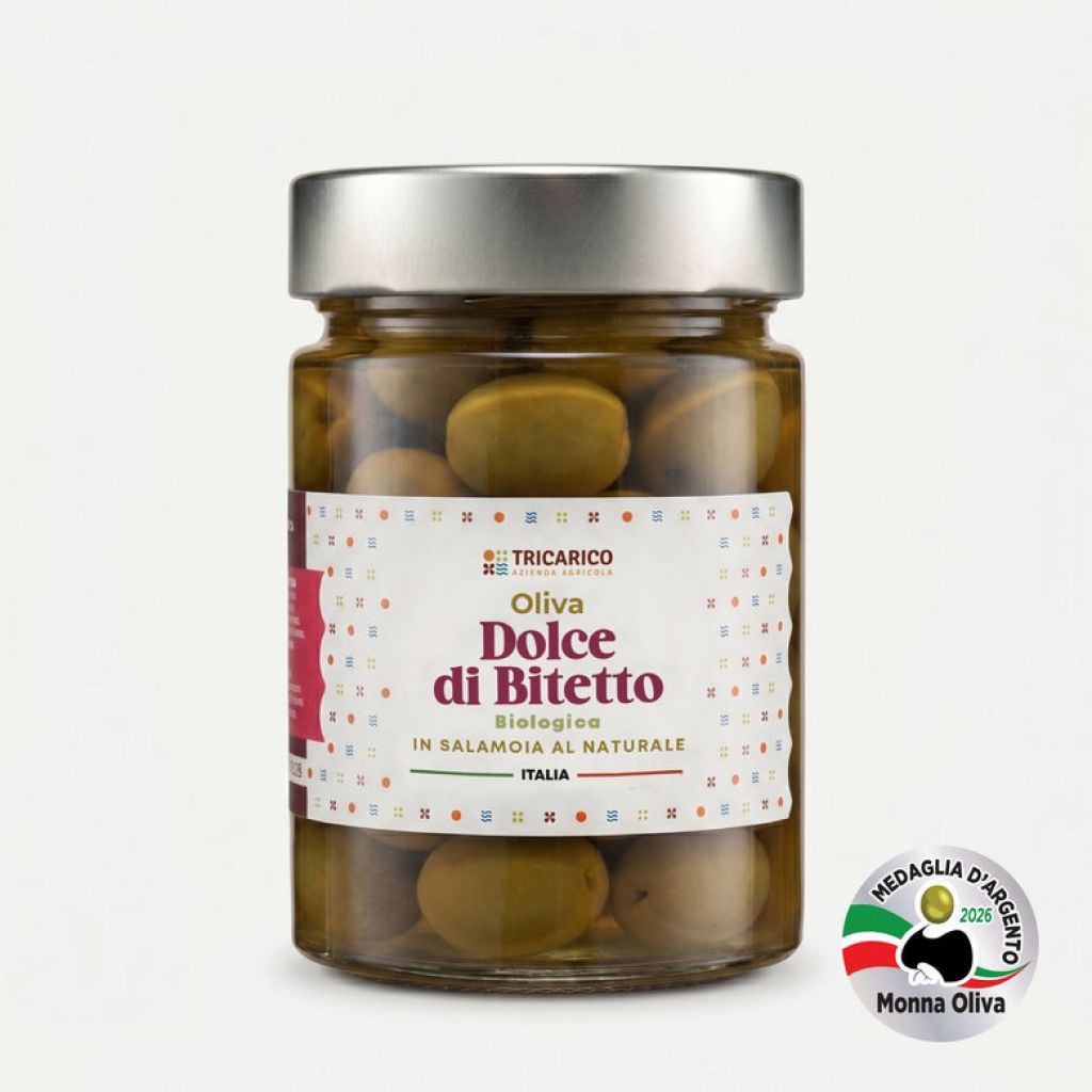 Olive dolci di Bitetto Bio &ndash; Termite di Bitetto &ndash; Vaso 310 g netti / 200 g sgocciolati