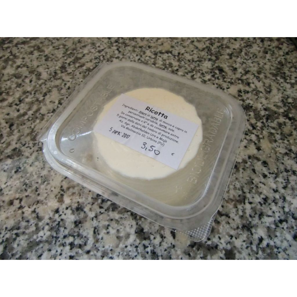 Ricotta mista muccacapra - 350 gr. circa, peso variabile