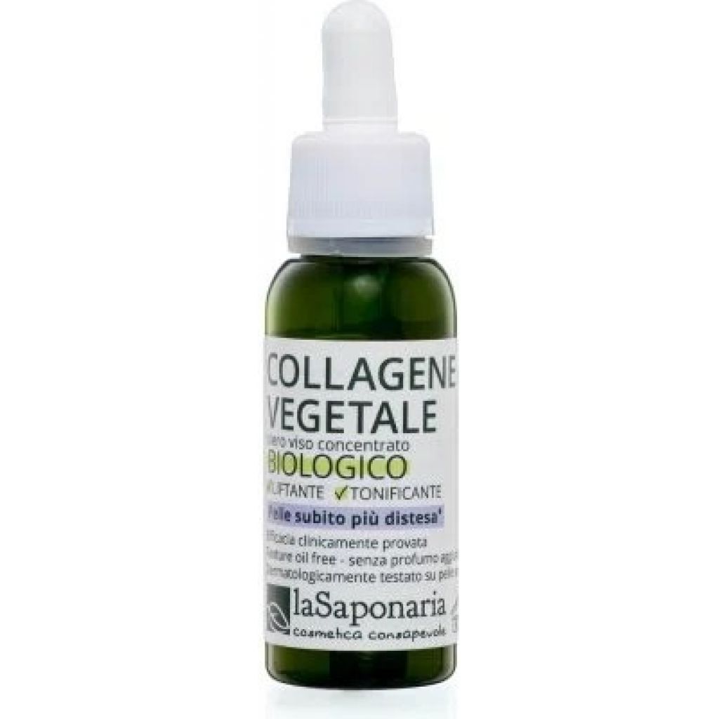 COLLAGENE VEGETALE 30 ml Attivo Puro - Siero viso concentrato biologico liftante e tonificante
