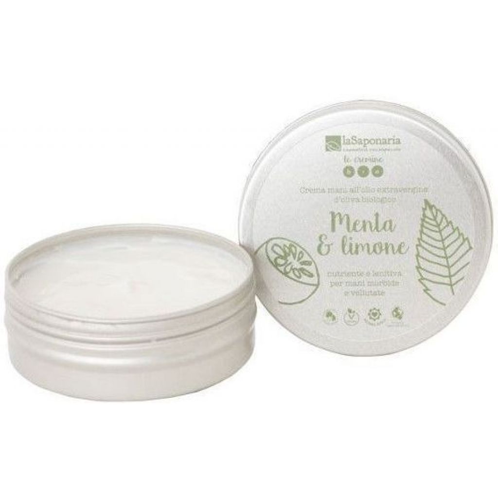 Mint and lemon hand cream 50g