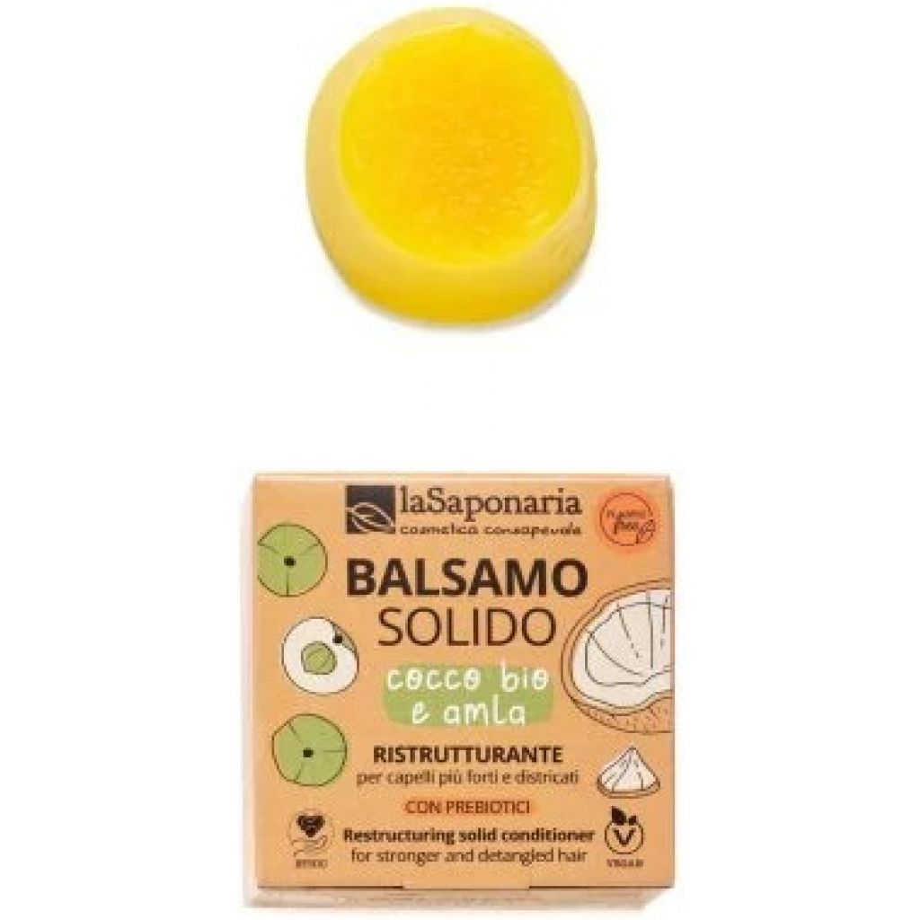 Balsamo solido Forza - ristrutturante COCCO BIO E AMLA 40 g