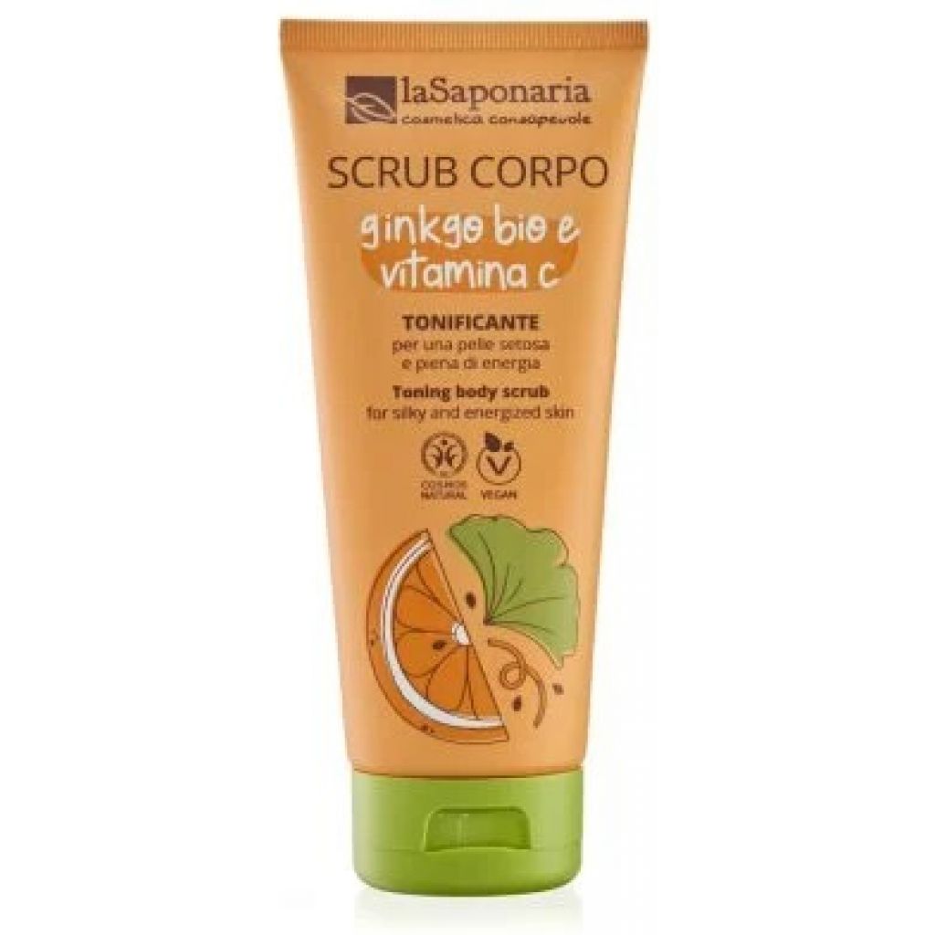 Scrub corpo tonificante - GINGKO BIO E VITAMINA C 200 ml