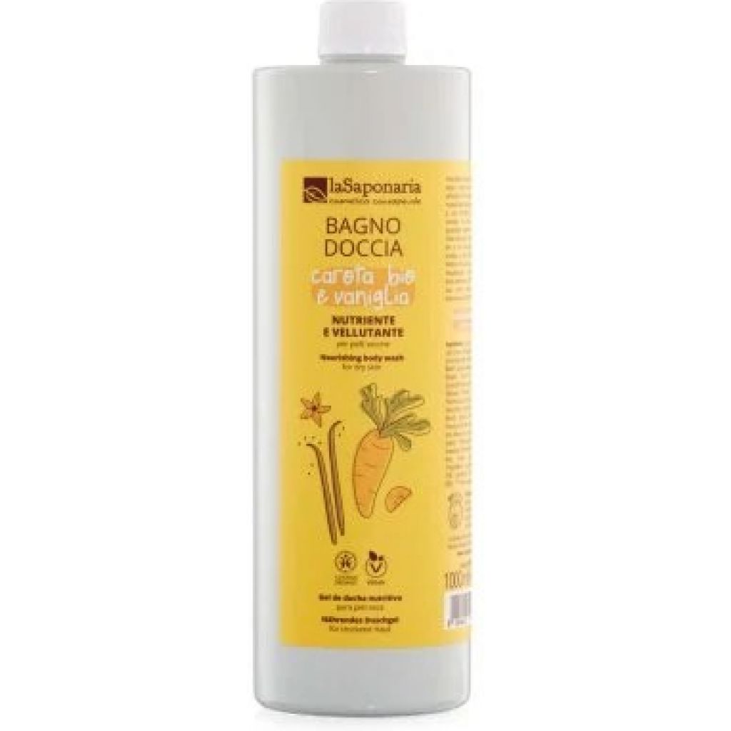 Maxi Bagnodoccia vellutante - CAROTA BIO E VANIGLIA 1000 ml