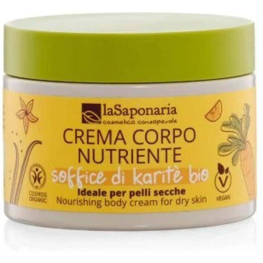 Crema corpo nutriente - Soffice di Karit&egrave; Bio 200 ml