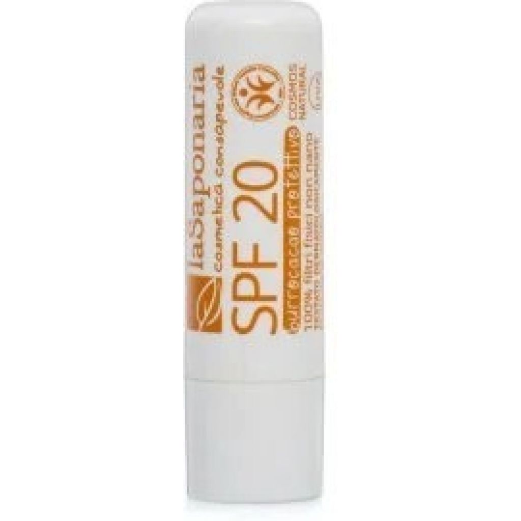 Biocao protettivo SPF 20. 4,8 ml. Burrocacao protettivo con SPF 20.