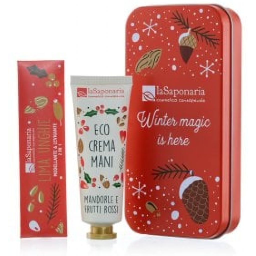 SCRIGNO - Crema mani Mandorle e frutti rossi + limetta Festa NEW!