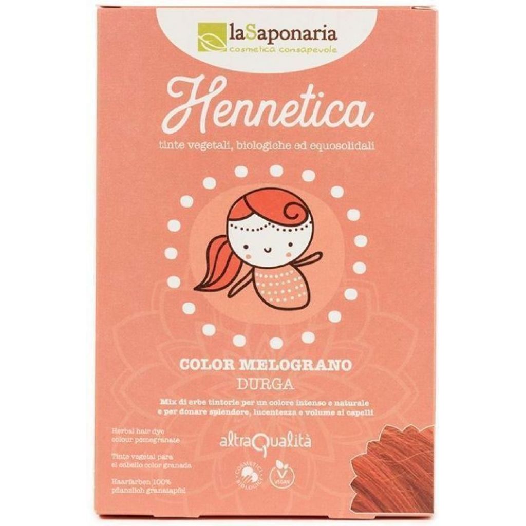 Tinta vegetale color melograno - Durga - 100 g