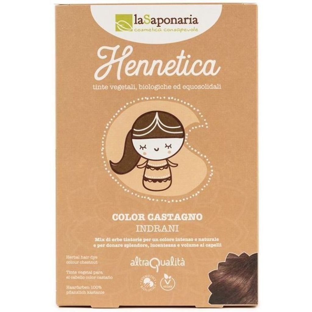 Tinta vegetale color castagno - Indrani - 100 g