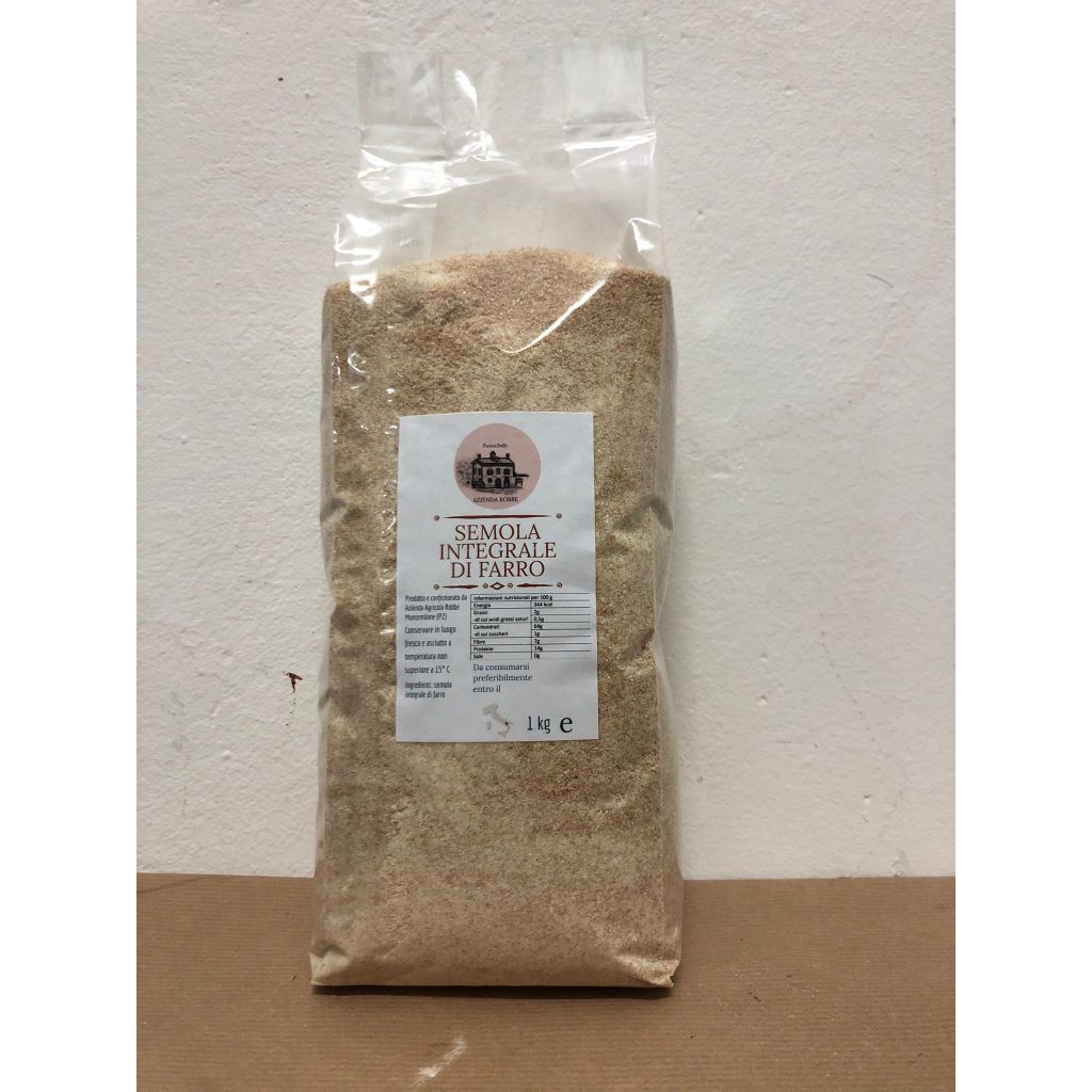 Semola integrale di Farro dicocco (1 Kg)